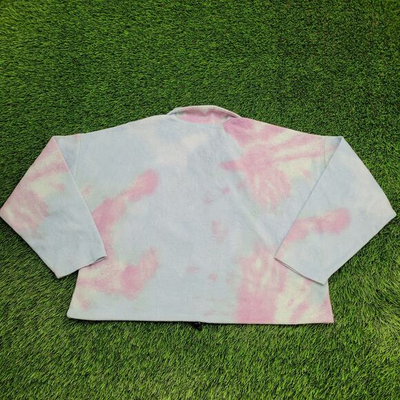 Peanuts 1/4-Zip Fleece Sweater Womens XL 23x21 Crop - Picture 4 of 16